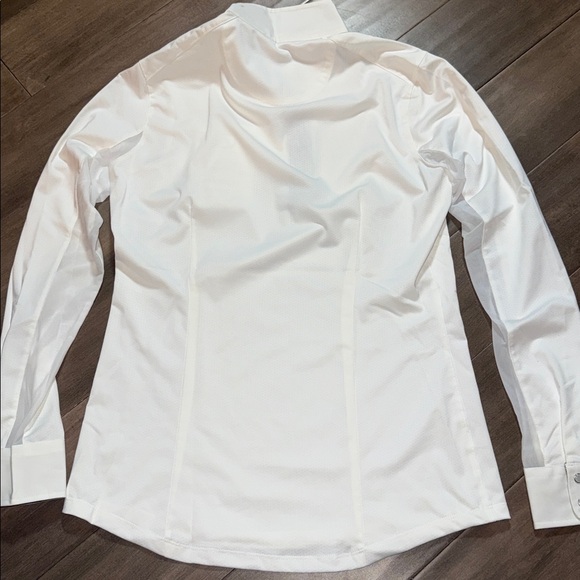 Essex Classics Talent Yarn Wrap Collar Show Shirt Women’s SZ Medium - Picture 6 of 7